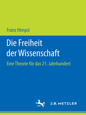 cover image of Die Freiheit der Wissenschaft